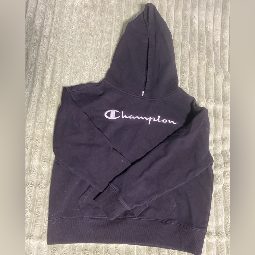 Champion Black Pullover Hoodie